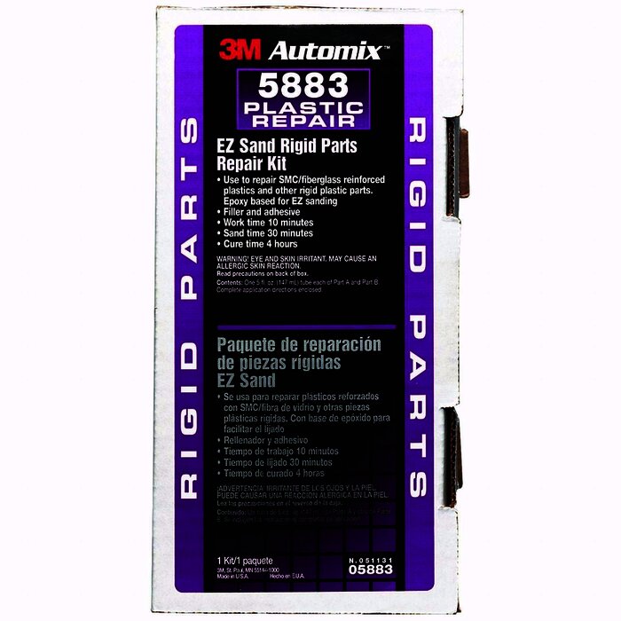 3M 5883 Adhesivo partes rigidas, kit con 2 tubos 148 ML