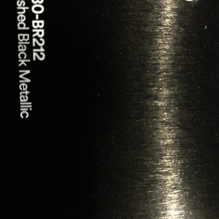 3M 1080-BR212 BRUSHED BLACK METALLIC