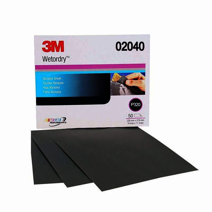 3M 2040 Imperial Wetordry 9 x 11" P320 (Subempaque c/50)