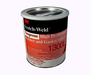 3M 1300L Neoprene Hi Perf Rubber & Gasket Adh Quart 12/Cs -3M