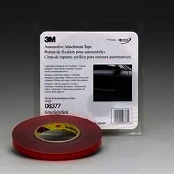 3M 6377 Cinta gris con liner blanco 13 mm x 18.3 MT 3M 6377 Cinta gris con liner blanco 13 mm x 18.3 MT