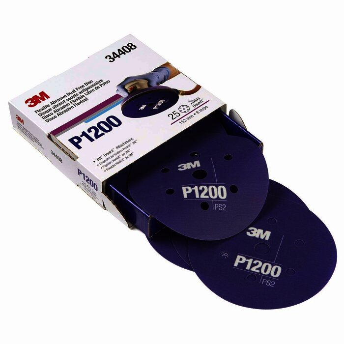 3M 34408 Disco Abrasivo Flexible 6" P1200
