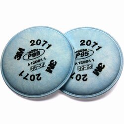 3M 2071 Filtro para partículas, P95 (Subempaque c/10) 3M 2071 Filtro para partículas, P95 (Subempaque c/10)