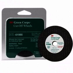 3M 1990 Rueda de corte green corps 4"