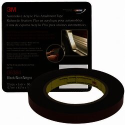 3M 6384 Cinta negra con liner rojo 12m X 4.5 MT 3M 6384 Cinta negra con liner rojo 12m X 4.5 MT