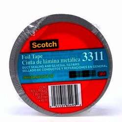 3M 3311 Cinta de aluminio Uso general 50 x .91 m