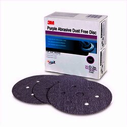 3M 30787 Disco Hookit libre de polvo 7 perforaciones P36