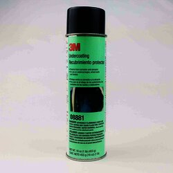 3M 8881 Recubrimiento anticorrosivo ahulado negro