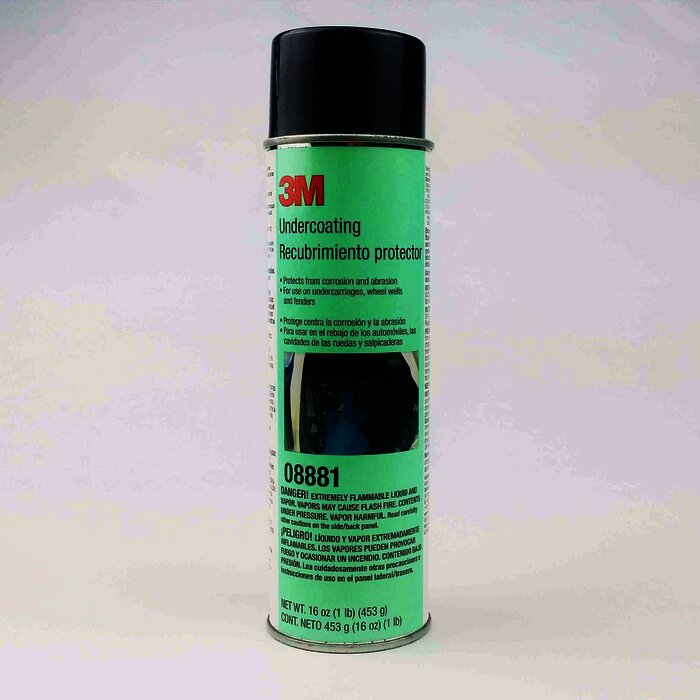 3M 8881 Recubrimiento anticorrosivo ahulado negro