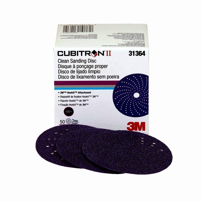 3M 31364 Disco Hookit Clean Sanding Cubitron II 3" G180+
