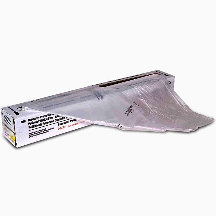 3M 6727 Pelicula plastica pintable, 3.65 x 121.9 MTS