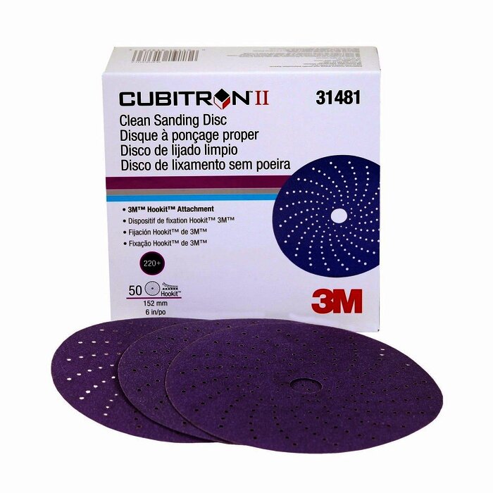 3M 31481 Disco Hookit Cubitron II , 282 perforaciones , G220+