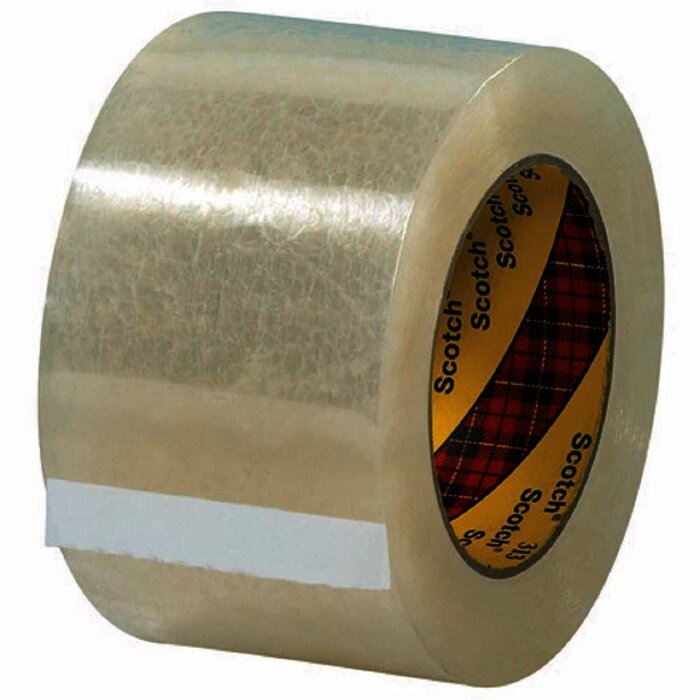 3M 313 Cinta de empaque Alto desempeño Scotch 72 mm x 50 m