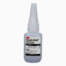 3M EC2500 Instant Adhesive , 1 Oz/28.3 G Bottle, 10 Per Case