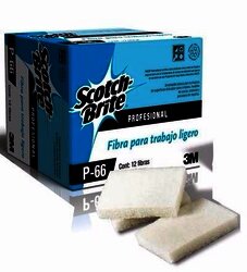 3M P66 Almohadilla blanca