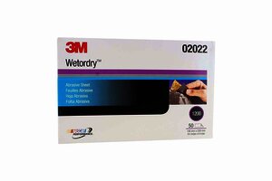 3M 2022 Imperial Wetordry 5.5" x 9" P1200 (1/2 Hoja) 3M 2022 Imperial Wetordry 5.5" x 9" P1200 (1/2 Hoja)