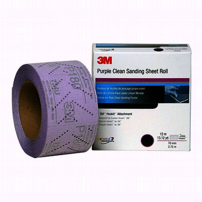 3M 30703 Rollo Hookit Clean Sanding P400