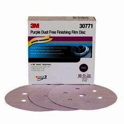 3M 30771 Disco Hookit 260L, 7 Perforaciones, P600