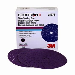 3M 31373 Disco Hookit Cubitron II , 282 perforaciones , G150+