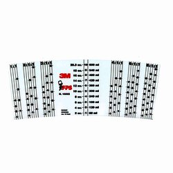 3M 16065 Pelicula c/ regla para mezclado (Caja c/100 regletas)