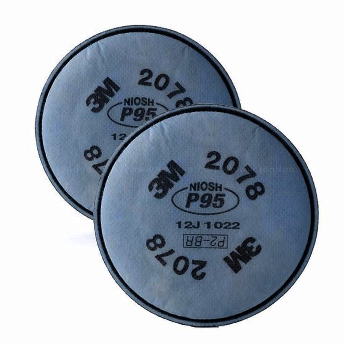 3M 2078 Filtro de Vapores para partículas, Orgánicos P95