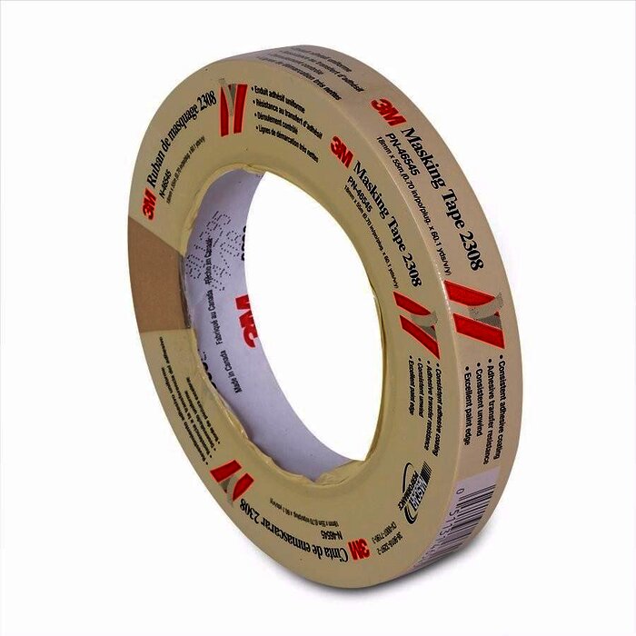 3M 2308 Masking tape .018 x 55 M 3/4"