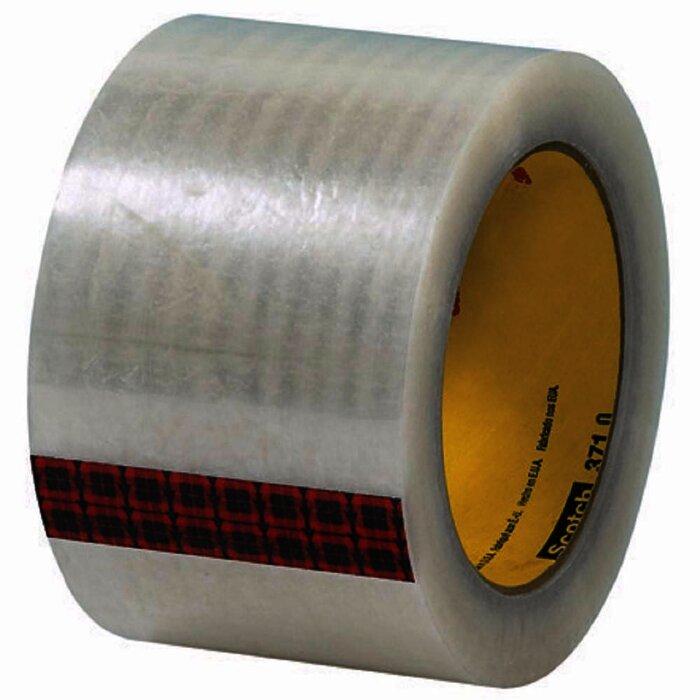 3M 371 Cinta de empaque Uso industrial Scotch 72 mm x 100 m