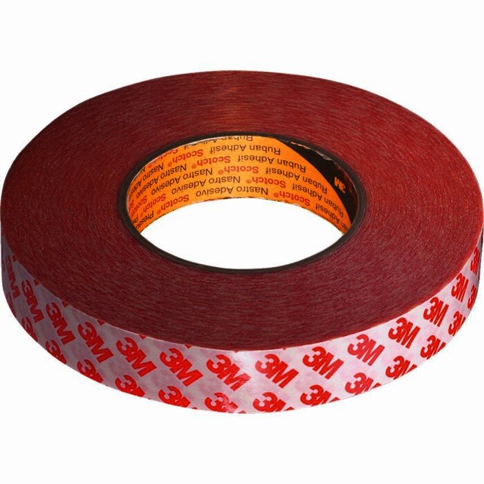 3M 9088-200 Cinta doble cara de poliéster 25X50MTS