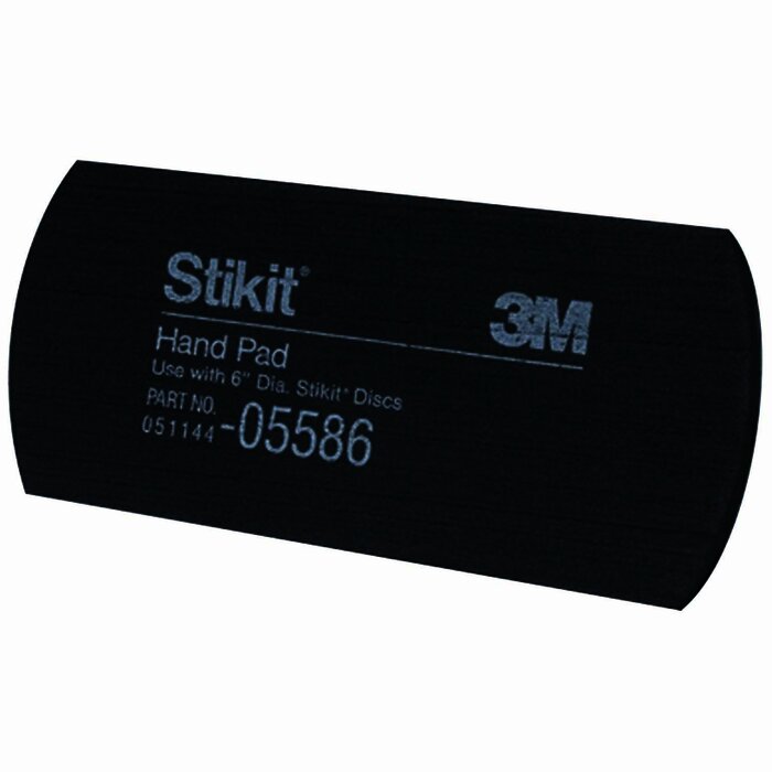 3M 5586 Respaldo manual stikit duro para lija de agua 152 mm 6"
