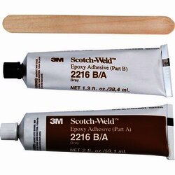 3M 2216 B/A, Transl Epoxy Adh 2 Oz Tube Kit