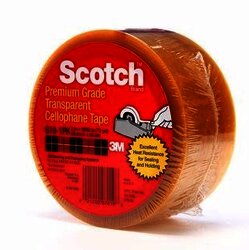 3M 610 Cinta adhesiva de empaque ligero Scotch 48 mm x 66 m