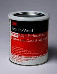 3M 847 Nitrile Hi Perf Rubber & Gasket Adh 5 Oz Tube 36/Cs