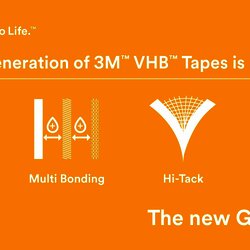 3M Nueva GPH Cinta de espuma acrílica GPH-060GF VHB 12MMX33M