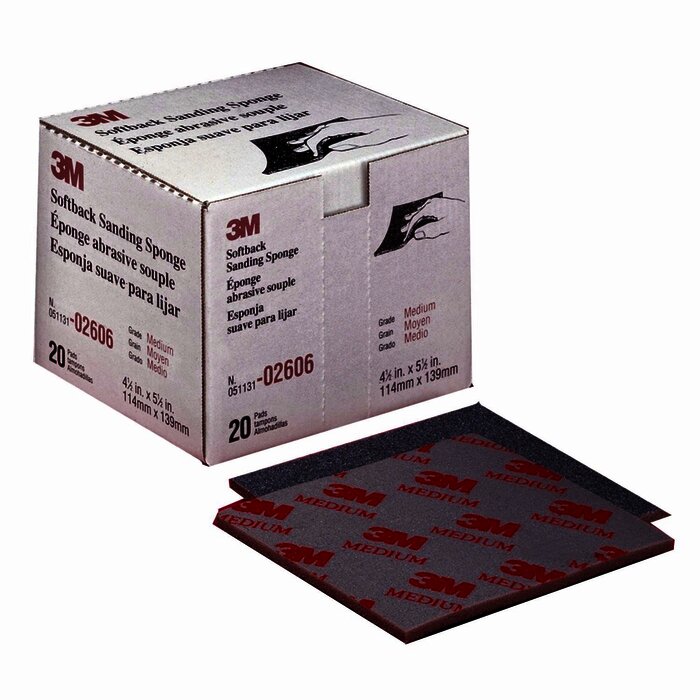 3M 2606 Esponja abrasiva grado mediano (120-180)