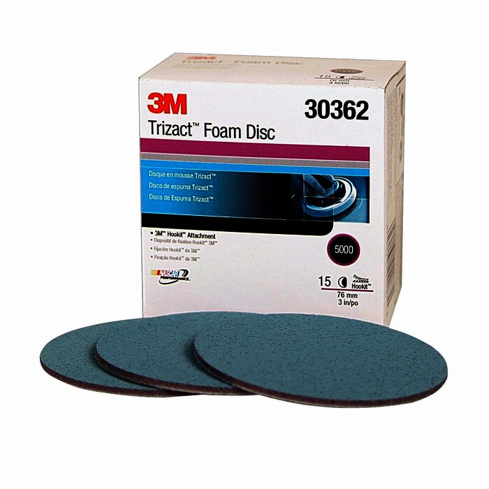 3M 30362 Disco Trizact Hookit para Matizado 3" P5000