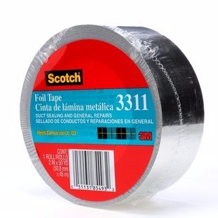 3M 3311 Cinta de aluminio Uso general 50 x 46 m