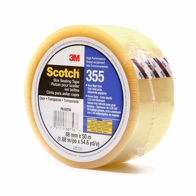 3M 355 Cinta de empaque de alto desempeño Scotch 48 mm x 50 m