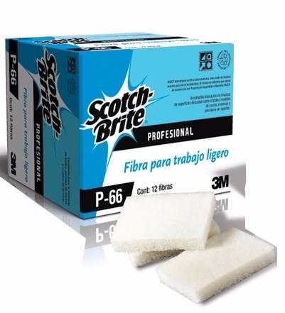 3M P66 Almohadilla blanca